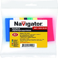 Набор трубок термоусадочных тонкостен. NST-4-12-10-34-M разноцвет. Navigator 71192, 221977