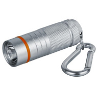 1466236 Фонарь 82 315 NPT-KC08-S-4LR44 брелок. алюм. 1LED (1Вт) 1 реж. серебр. NAVIGATOR 82315