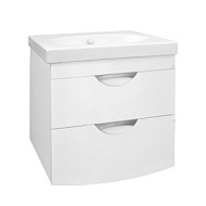 Тумба под умывальник Жасмин 2 с 2 ящиками . умывальник Quadro 60