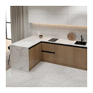 Плитка напольная Axima Рим белый мрамор 400х400х9мм/ уп 10шт/ 1,6м2