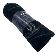 9918281 Плед ARDENZA PERSONE 130х170см, черный, флис 180г/м пэ100%