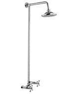 SL80-003-1 Смеситель для душа Ростовская мануфактура, хром, Тропический душ Ø 200мм, без смесителя