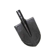 Лопата штыковая с зубчиками из рельсовой стали без черенка