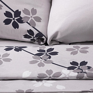 Постельное белье "Этель" евро Черничные ночи, размер 200х217 см, 240*220 см, 70*70 - 2 шт. 100% хлопок