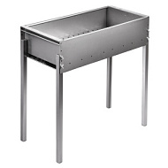 Мангал "ТИТАН" стационарный большой, 700х320х760 мм