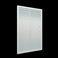 Душевая дверь Triton Слайд, полосы, 1200*1850 мм