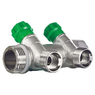 Коллектор регулирующий TIM под 45° 1"х3/4" ВР/НР 2 выхода под конус (мин.1/5/20)