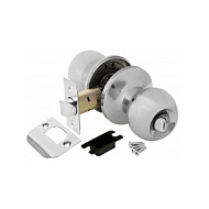 Ручка защелка PUNTO 6072 CP-B (фик.) хром + петли 2шт  в подарок /АКЦИЯ/