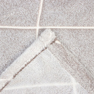 Плед Этель, светящийся в темноте "Ромбы" цв.серый 150*200 см,100% п/э, 220 гр/м2
