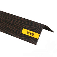 Угол ПВХ 20мм*20мм*2700мм венге текстурированный (25шт)