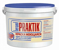 Краски моющая интерьерные Bergauf Praktik 13 кг.