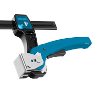 20717 Струбцина Gross реечная быстрозажимная, 4,мет. корпус,рычажный храповой механизм,100 мм