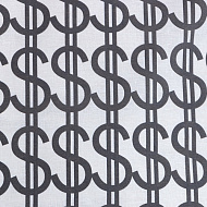 Постельное белье "Этель" 2 сп Dollars 175*215 см, 200*220 см,70*70 см -2 шт,бязь 125 г/м2