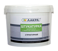 Штукатурка декоративная структурная Лакра, 15кг, зернистость