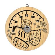 Термометр "Листья", 14х14х2,5 см