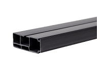 Направляющая Конструктор 1-рядная цв.черный 300см в упаковке