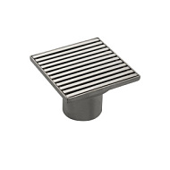 Трап САНАКС нержавеющая сталь сатин 100х100 выход 50 мм, сатин, вертикальный-крышка литая, с уникальной системой слива воды