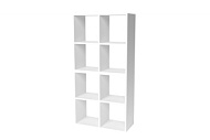 Стеллаж 8 секций 1392*700*294мм Белый