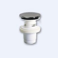 30717647/330717648 Выпуск Wirquin "Quick Clac", пластик с крышкой из нержавеющей стали, D65мм