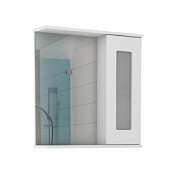 DA1802HZ Зеркало-шкаф Айсберг Кристалл 60, белое, 600*690*142мм