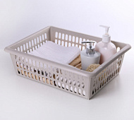 2412135 Корзина для хранения Полимербыт, пластик, 40×30×13 см, МИКС