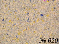 Жидкие хлопковые обои Хоппер № 020 синий с желтым