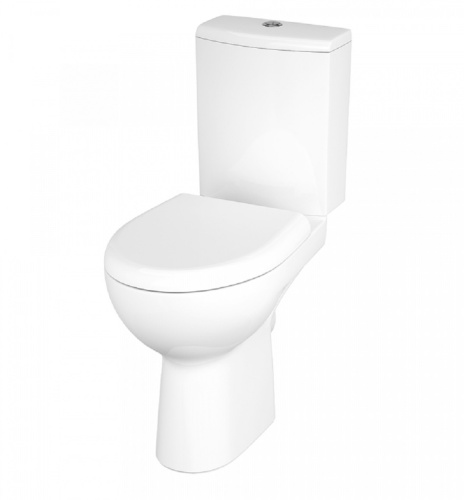 Унитаз-компакт Cersanit Nature New Clean On 011, белый, 2 режима, дюропласт с микролифтом