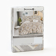 Комплект постельного белья "Экономь и Я" 1,5сп  "Ромб"  60г/м2, микрофибра