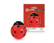 Ночник ASD/InHome ЖУЧОК NLA 07-BR красный с выкл 230V 9085