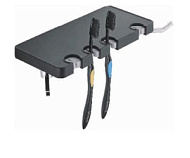 A107F Держатель для принадлежностей Acсoona, черный, с крючками