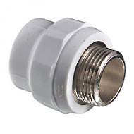 Муфта ПП наружная резьба  D20-3/4"