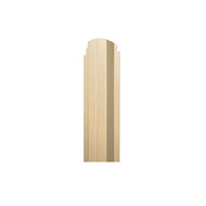 Штакетник П-образный 85 мм фигурный односторонний RAL 1014 слоновая кость 0,45 мм 1,0 м