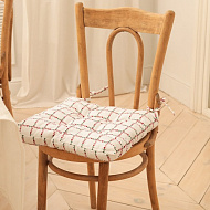 Сидушка Этель "Flower Cage" 40х40 см, 100% хл, рогожка 186 г/м2