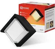 1795665 Светильник светодиодный ROMB-12B 12Вт 3000К IP65 ДБУ уличный черн. IN HOME 4690612051987