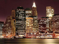 Огни города/ЛЮКС   388*136 см (8 листов)/Новосибирск