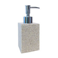 Дозатор для жидкого мыла Zenfort/Delphinium Светлый камень, полирезина