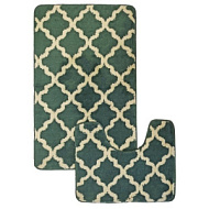 F001 Набор ковриков  для в/к AQUADOMER FIESTA 50*40 см 50*80 см Green