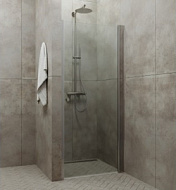 Душевая дверь Triton Уно, хром, 900*1850 мм