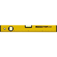 3460-120_z04 Уровень STAYER TOPLevel, алюминиевый, коробчатый, 2 глазка, с линейкой, 120 см