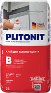 Клей для плитки и керамогранита PLITONIT В 25 кг/ 48