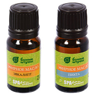 Набор эфирных масел (эвкалипт и пихта) в блистере в форме капли 2 масла по 10 мл