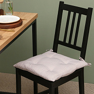 7810954 Сидушка на стул Этель "Полоса" 40х40 см, 100% полиэстер