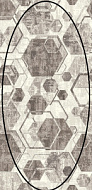 Ковер БЦФ Орландо 47626/68 овал 0,6*1,1 (0,58 м2)