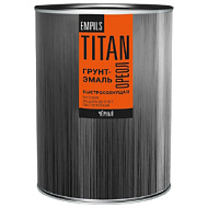 Грунт- эмаль по ржавчине ОРЕОЛ TITAN  быстросохнущая матовая  2,2 кг черная