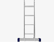 Лестница трансформер СИБРТЕХ 4*5 ступени 2,91/1,5/5,78 алюминиевая, шарнирная