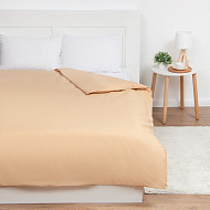 9046067 Пододеяльник Этель 200х215, цвет бежевый, 100% хлопок, бязь 125 г/м2