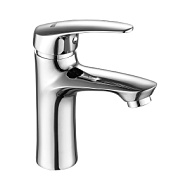 Смеситель для умывальника Lemark Linara, хром, короткий излив, монолитный LM0406C
