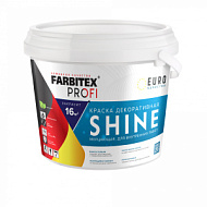 Краска акриловая FARBITEX PROF Shine мерцающая 3,0кг