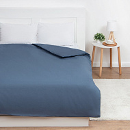 9046034 Пододеяльник Этель 175х215, цвет синий, 100% хлопок, бязь 125г/м2
