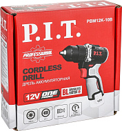 Дрель аккумуляторная P.I.T. PBM12K-10B/2 X-DRIVER бесщеточная